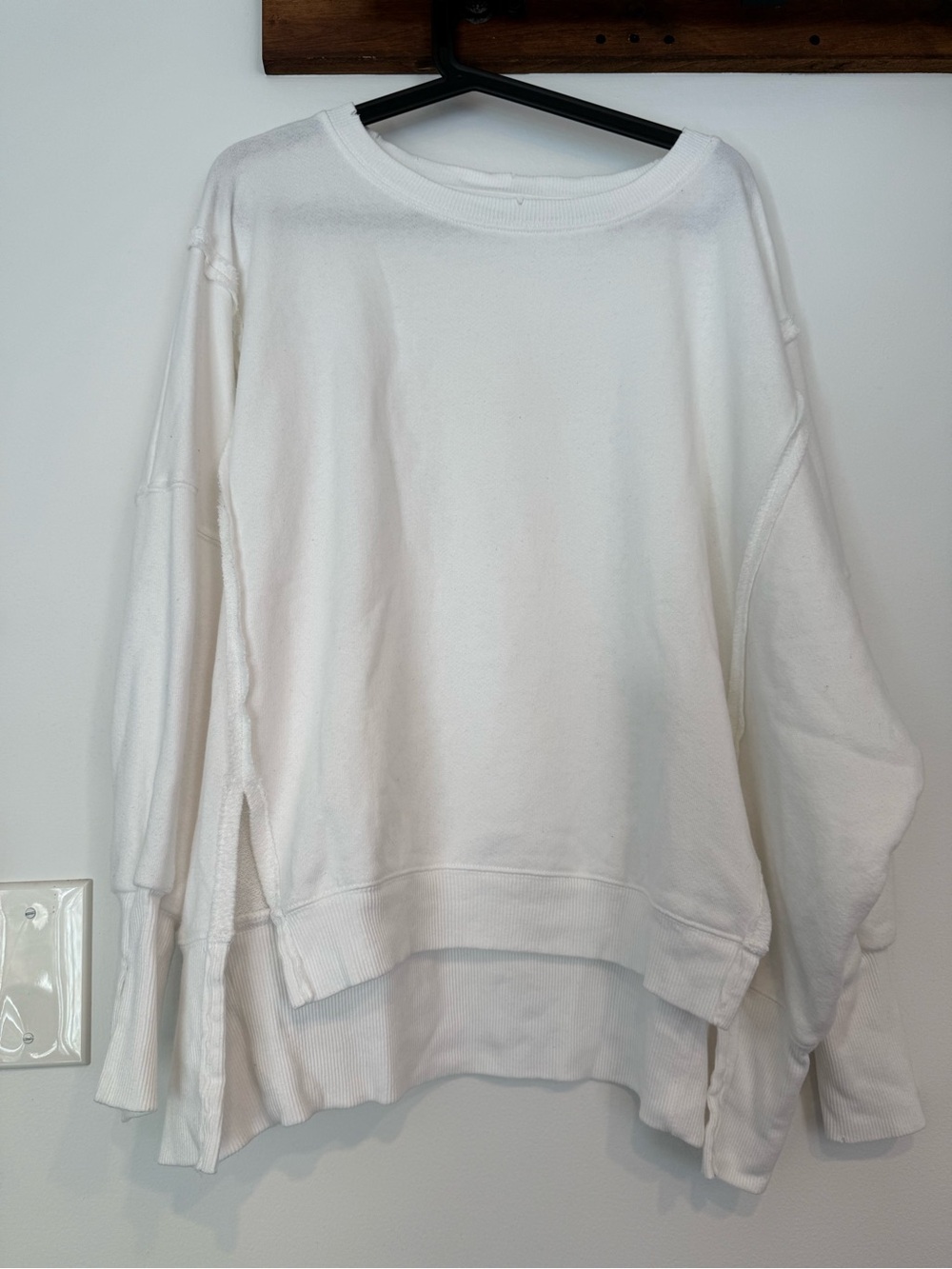 We The Free White Camden Crewneck Sweatshirt